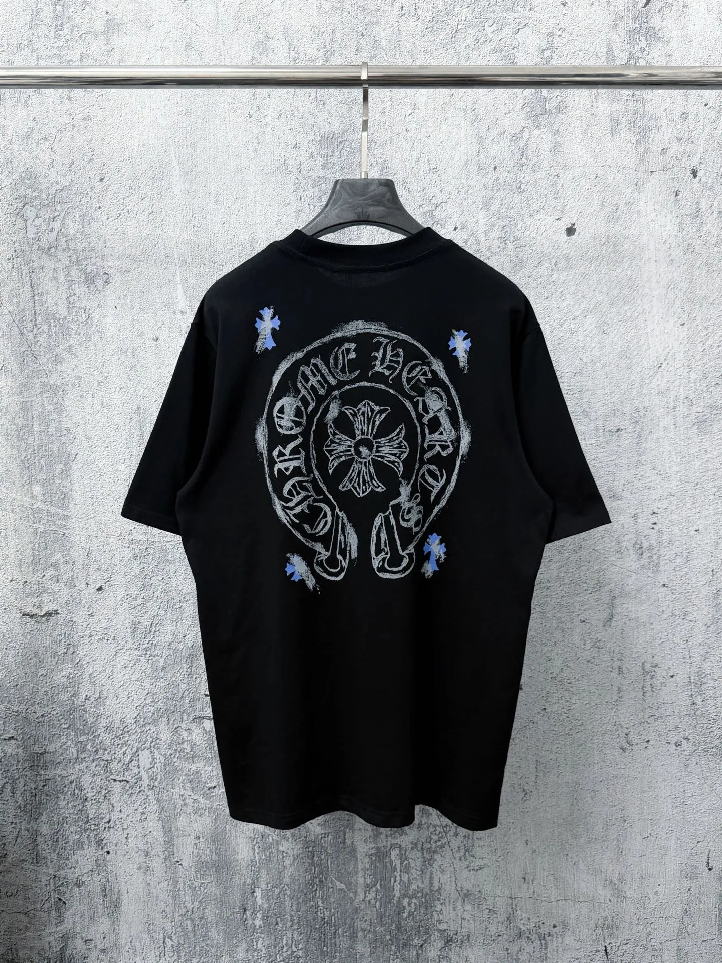 【Come Hearts】 26ss Same Style T Versatile : Black White Size：S-XL